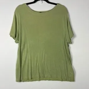 Robe Courte Dana Buchman Femme Petite Taille – Verte, Manches Courtes (NWOT, PS)